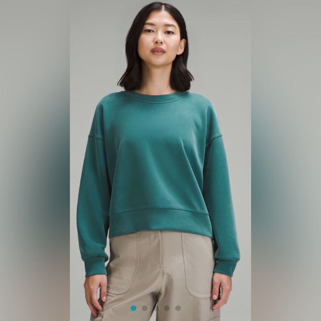 Lululemon Softstreme Perfectly Oversized Cropped Crew